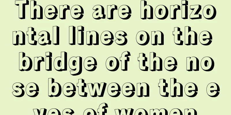 There are horizontal lines on the bridge of the nose between the eyes of women