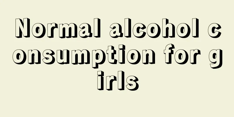 Normal alcohol consumption for girls