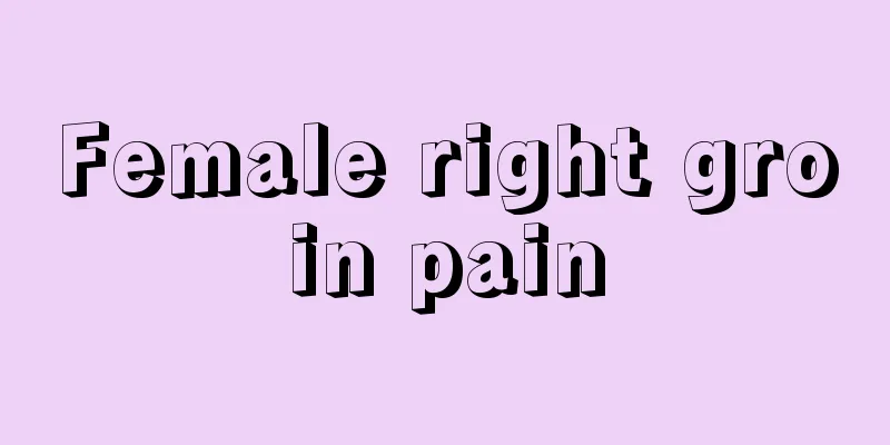 Female right groin pain