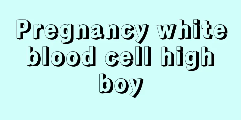 Pregnancy white blood cell high boy