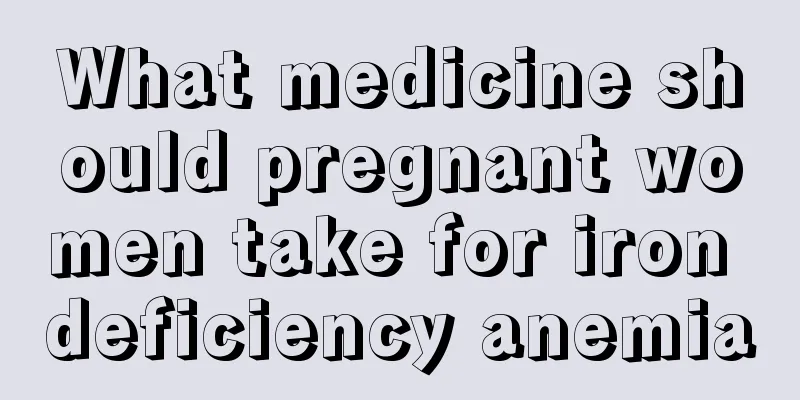 What medicine should pregnant women take for iron deficiency anemia