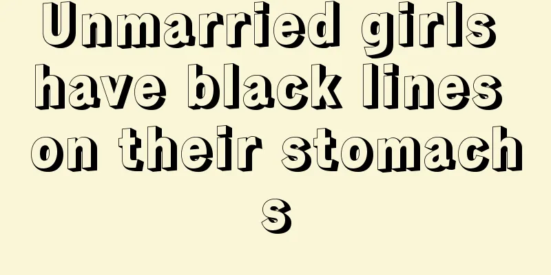 Unmarried girls have black lines on their stomachs