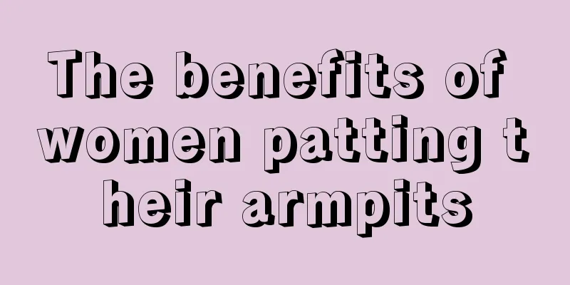 The benefits of women patting their armpits