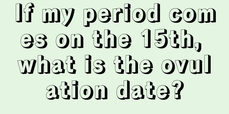 If my period comes on the 15th, what is the ovulation date?