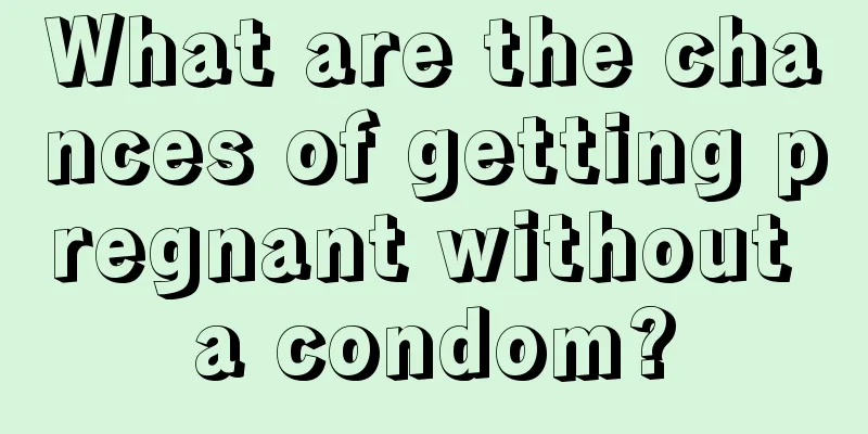 What are the chances of getting pregnant without a condom?