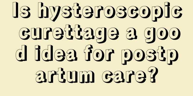 Is hysteroscopic curettage a good idea for postpartum care?