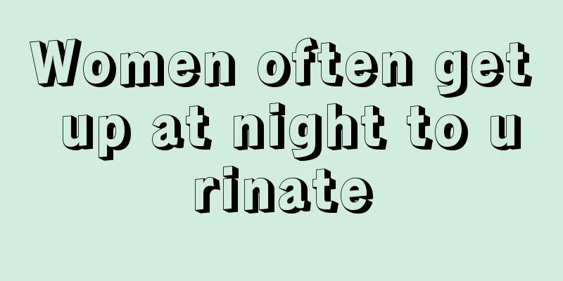 Women often get up at night to urinate