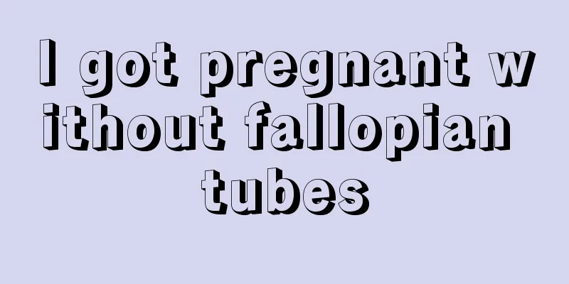 I got pregnant without fallopian tubes