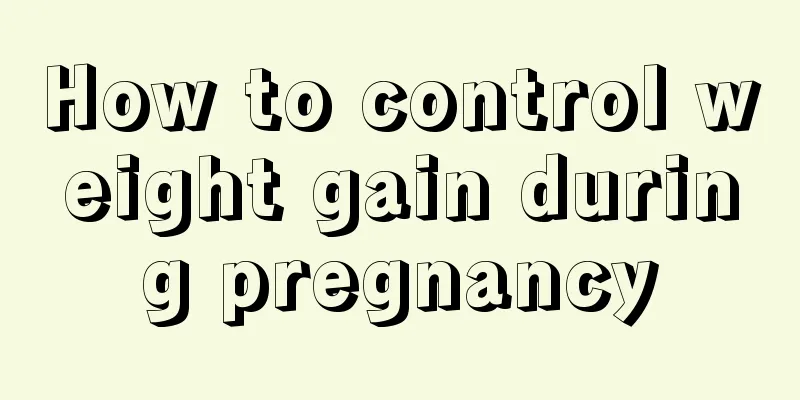 How to control weight gain during pregnancy