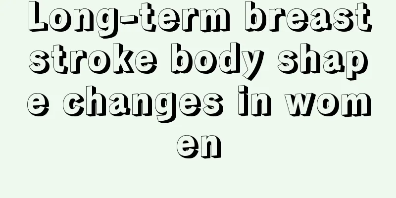 Long-term breaststroke body shape changes in women