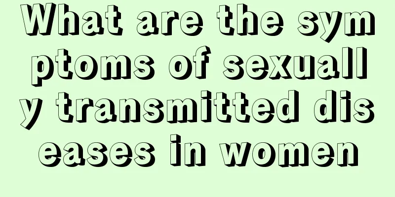 What are the symptoms of sexually transmitted diseases in women