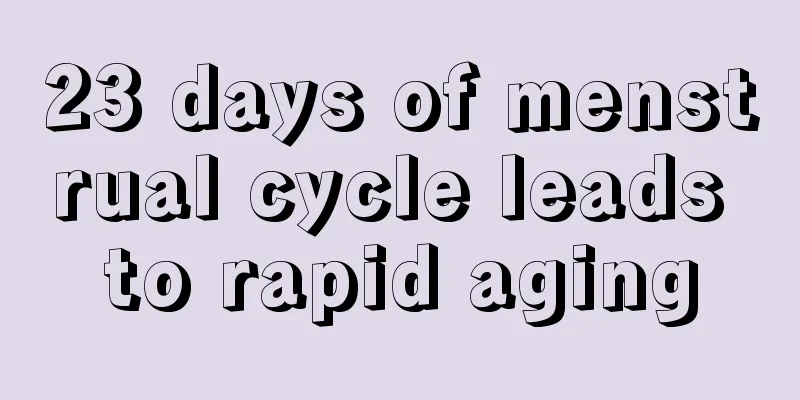 23 days of menstrual cycle leads to rapid aging