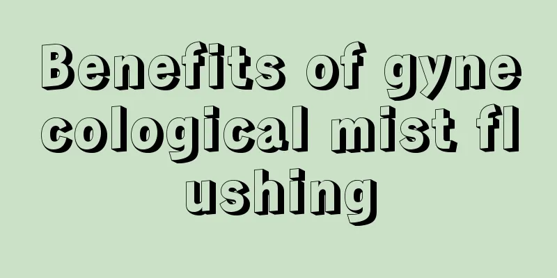 Benefits of gynecological mist flushing