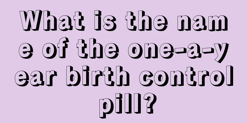 What is the name of the one-a-year birth control pill?