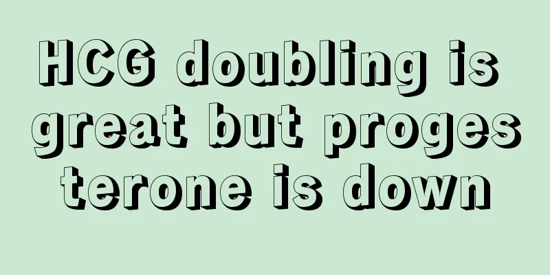 HCG doubling is great but progesterone is down