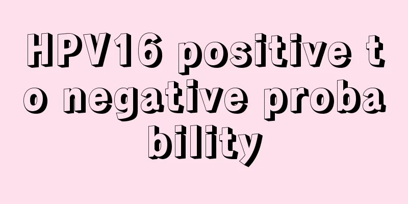 HPV16 positive to negative probability