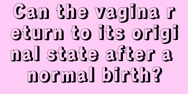 Can the vagina return to its original state after a normal birth?