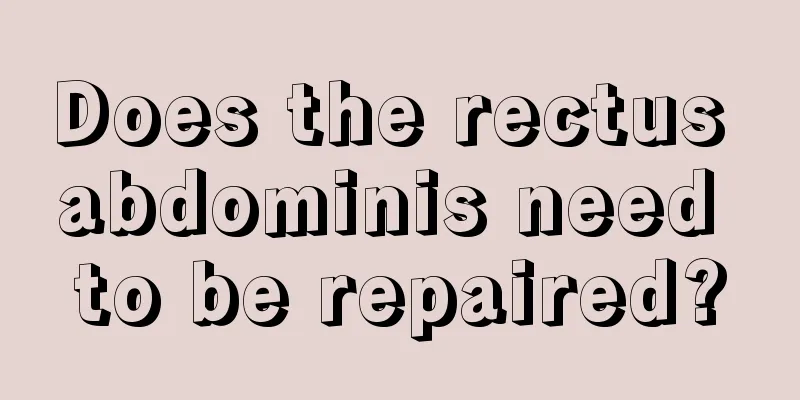 Does the rectus abdominis need to be repaired?