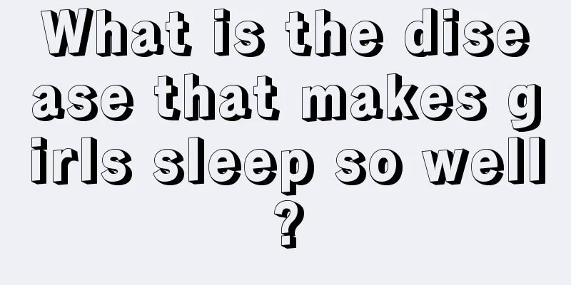 What is the disease that makes girls sleep so well?