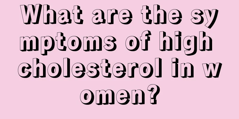 What are the symptoms of high cholesterol in women?