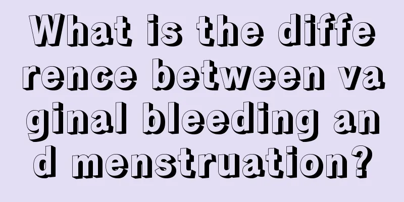 What is the difference between vaginal bleeding and menstruation?