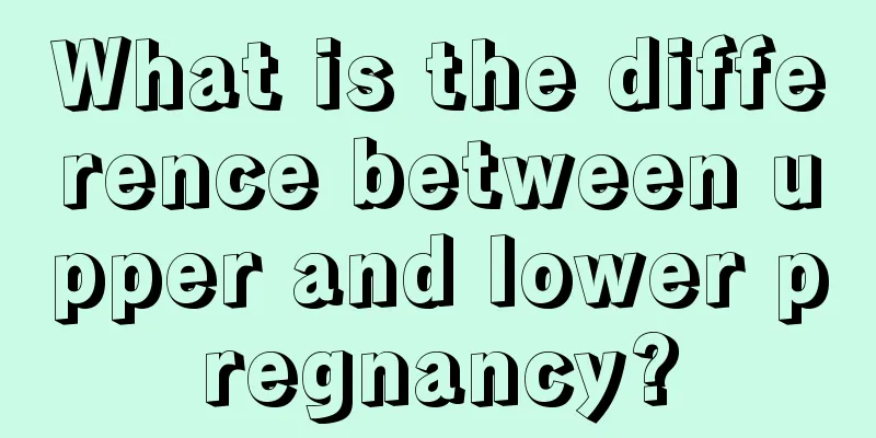 What is the difference between upper and lower pregnancy?