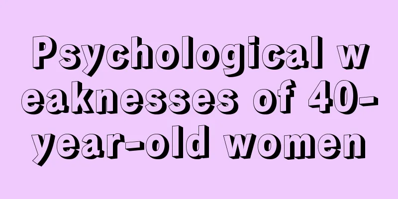 Psychological weaknesses of 40-year-old women