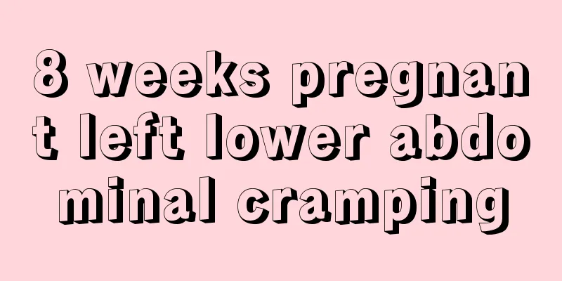 8 weeks pregnant left lower abdominal cramping