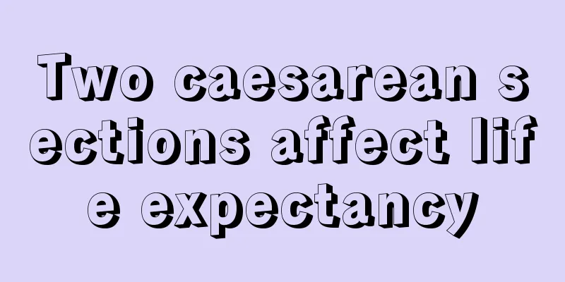 Two caesarean sections affect life expectancy