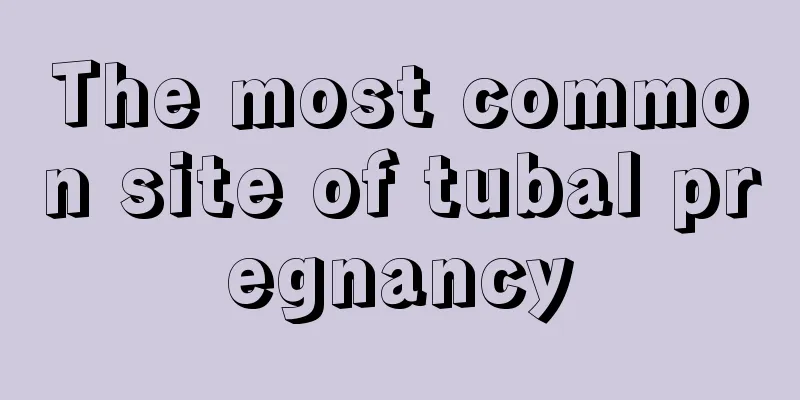 The most common site of tubal pregnancy