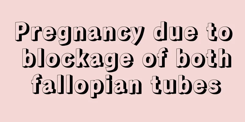 Pregnancy due to blockage of both fallopian tubes