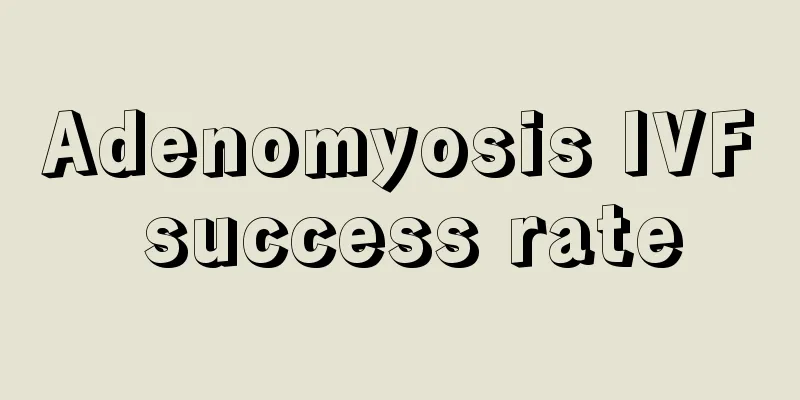 Adenomyosis IVF success rate