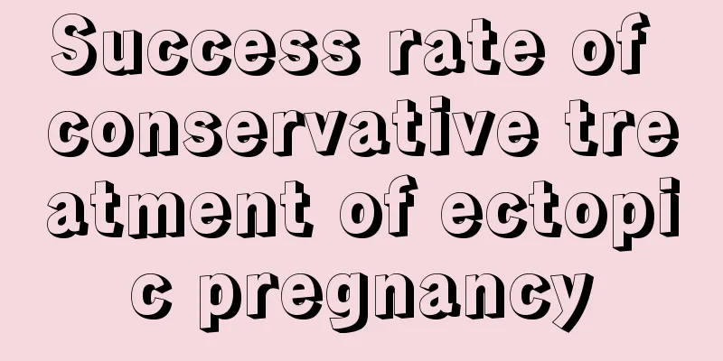 Success rate of conservative treatment of ectopic pregnancy