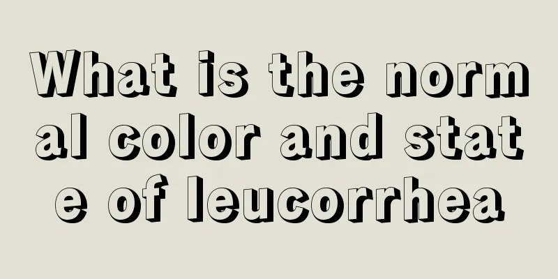 What is the normal color and state of leucorrhea