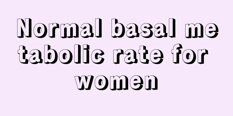 Normal basal metabolic rate for women