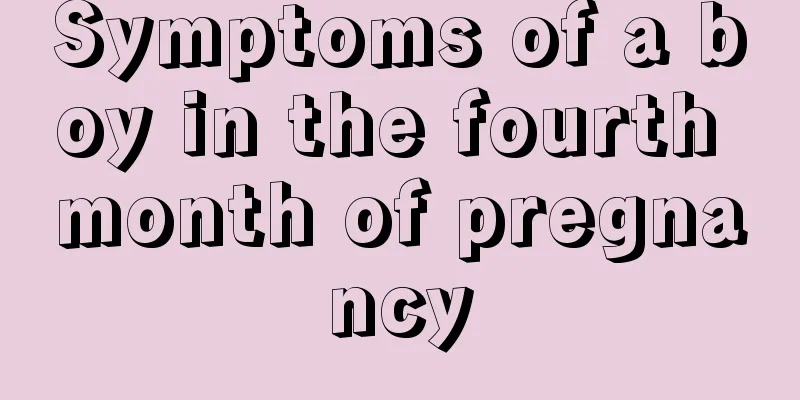 Symptoms of a boy in the fourth month of pregnancy