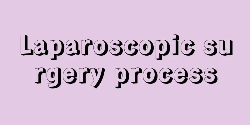 Laparoscopic surgery process