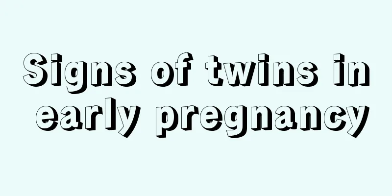 Signs of twins in early pregnancy