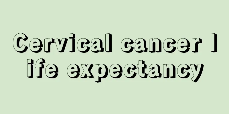 Cervical cancer life expectancy