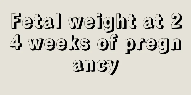 Fetal weight at 24 weeks of pregnancy