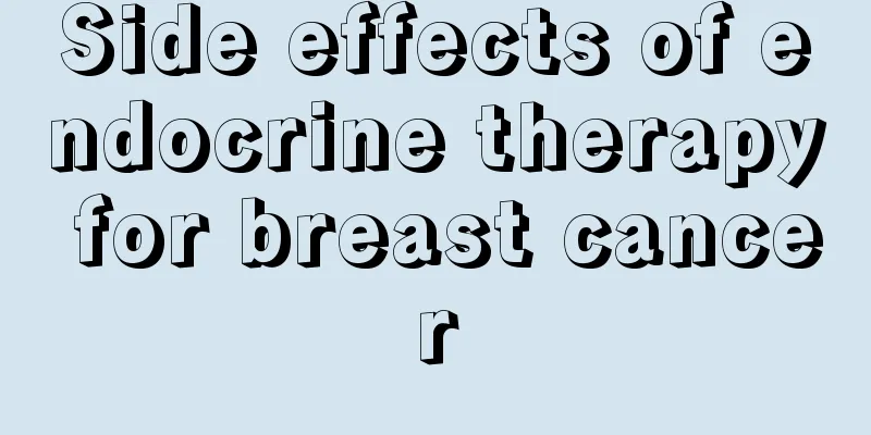 Side effects of endocrine therapy for breast cancer