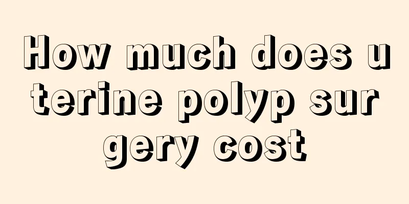 How much does uterine polyp surgery cost