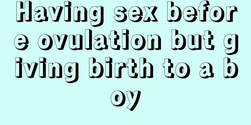 Having sex before ovulation but giving birth to a boy