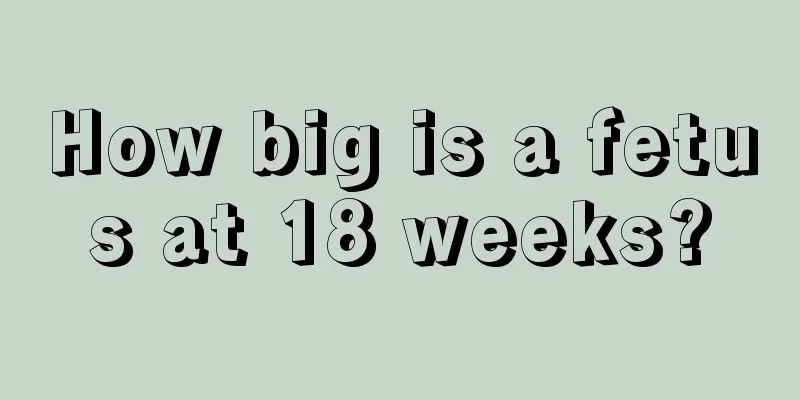 How big is a fetus at 18 weeks?