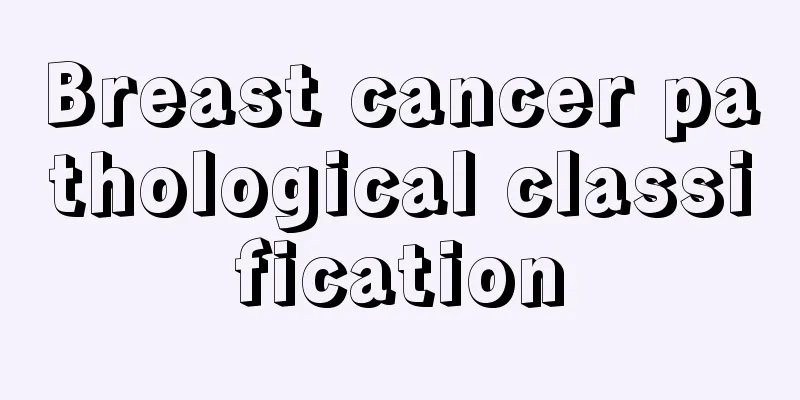 Breast cancer pathological classification