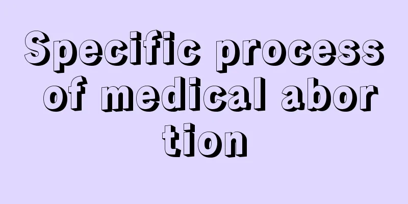 Specific process of medical abortion