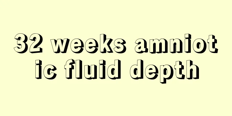 32 weeks amniotic fluid depth