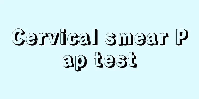 Cervical smear Pap test