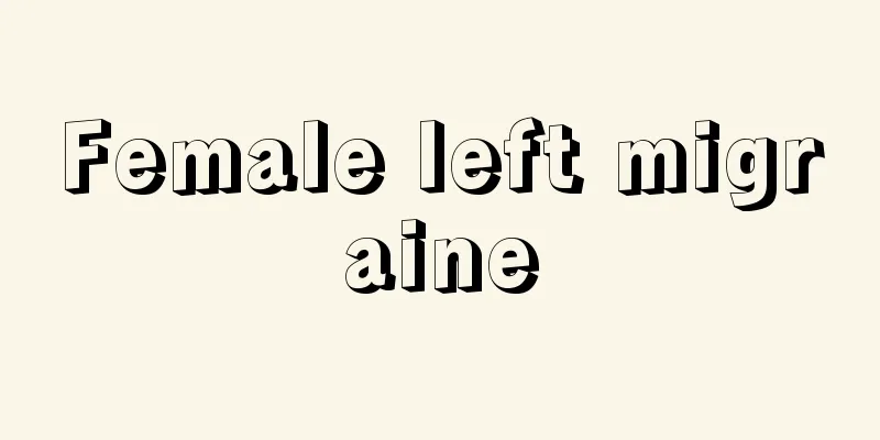 Female left migraine