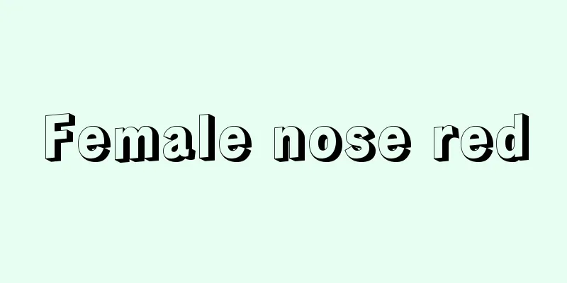 Female nose red